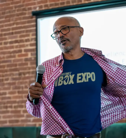 Dela Quist at Inbox Expo